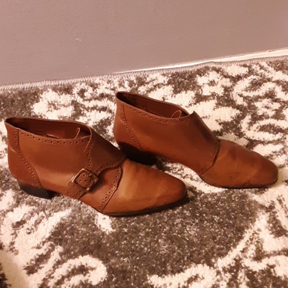 Calico leather low boots - Picture 2 of 8